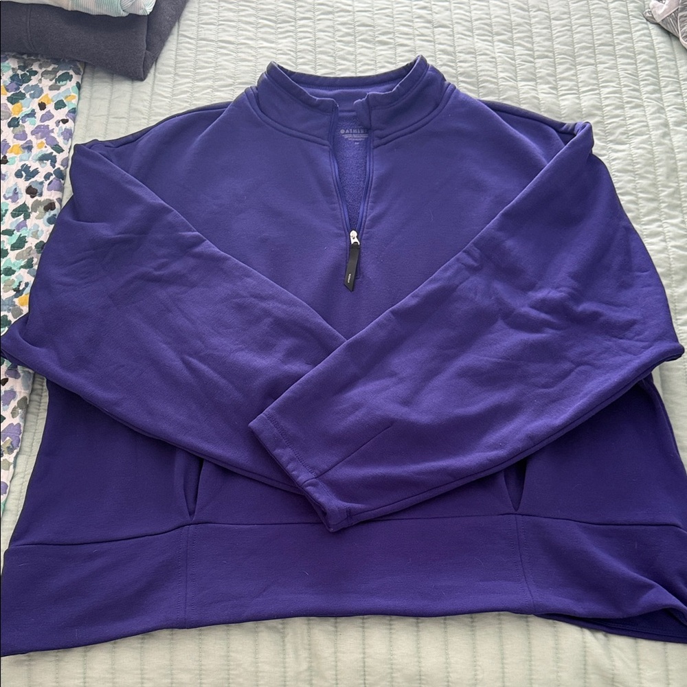 Athleta Quarter-Zip Sweatshirt 2X